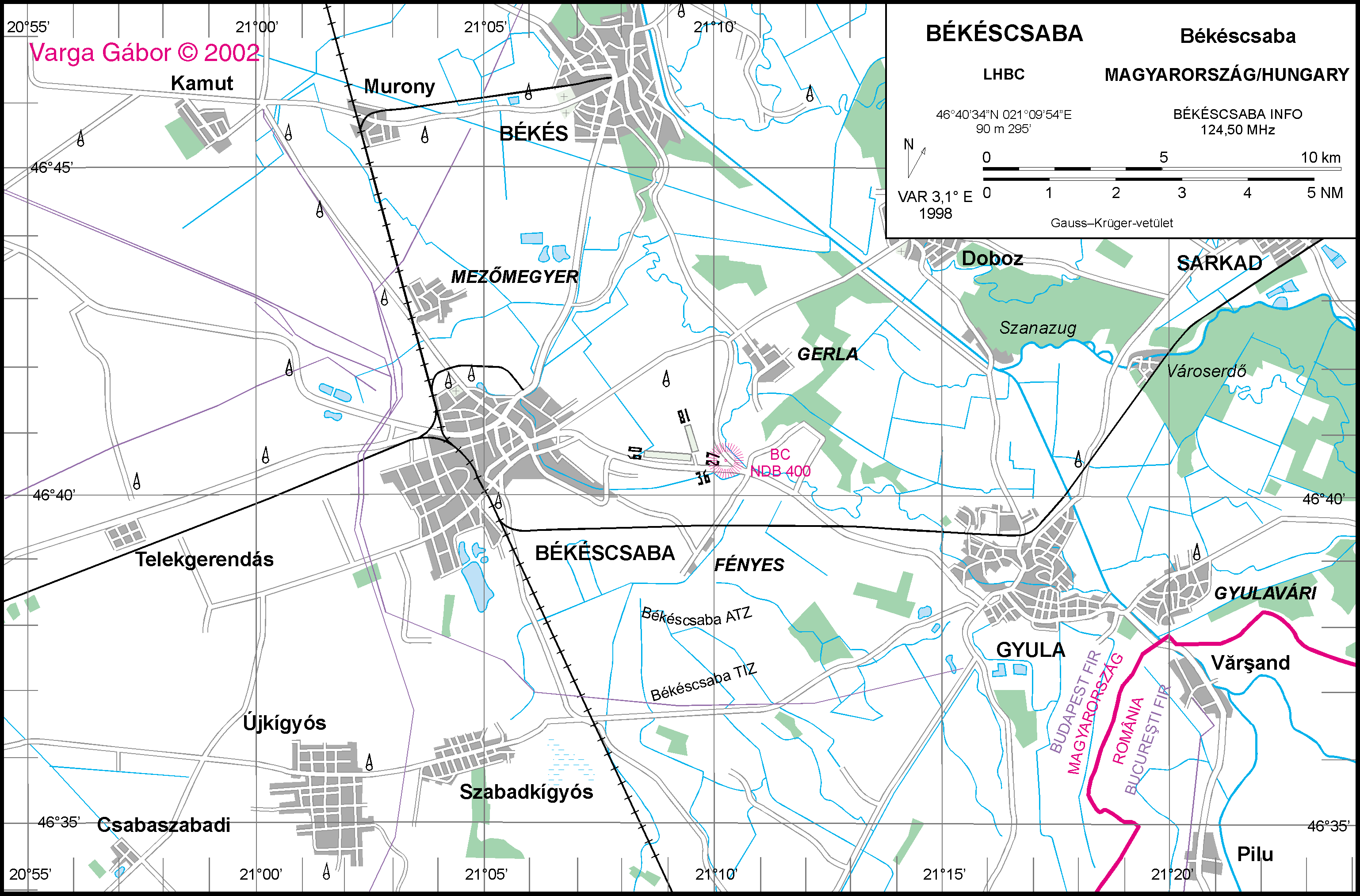 békéscsaba és környéke térkép Magyar repülõterek térképei / Maps of Hungarian airports békéscsaba és környéke térkép