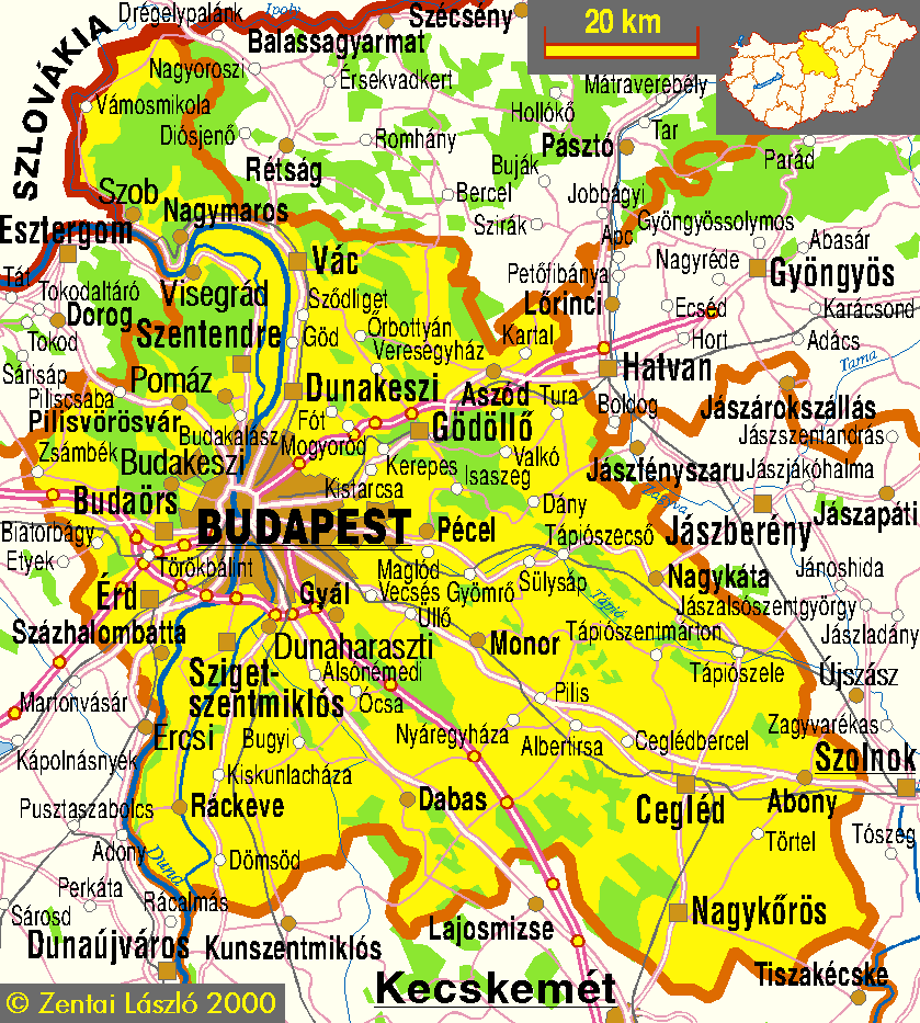 magyarország térkép pest megye Térképek Magyarország megyéiről, régióiról magyarország térkép pest megye