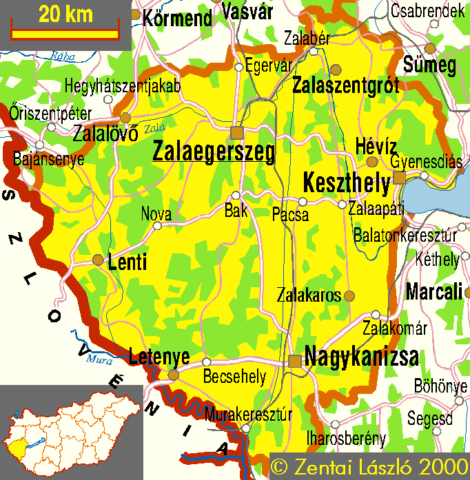 magyarország térkép zala megye Térképek Magyarország megyéiről, régióiról magyarország térkép zala megye